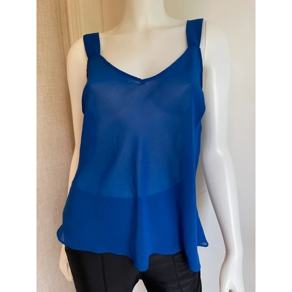 Perfect Condition Size XL Sheer Blue Tank Camisole